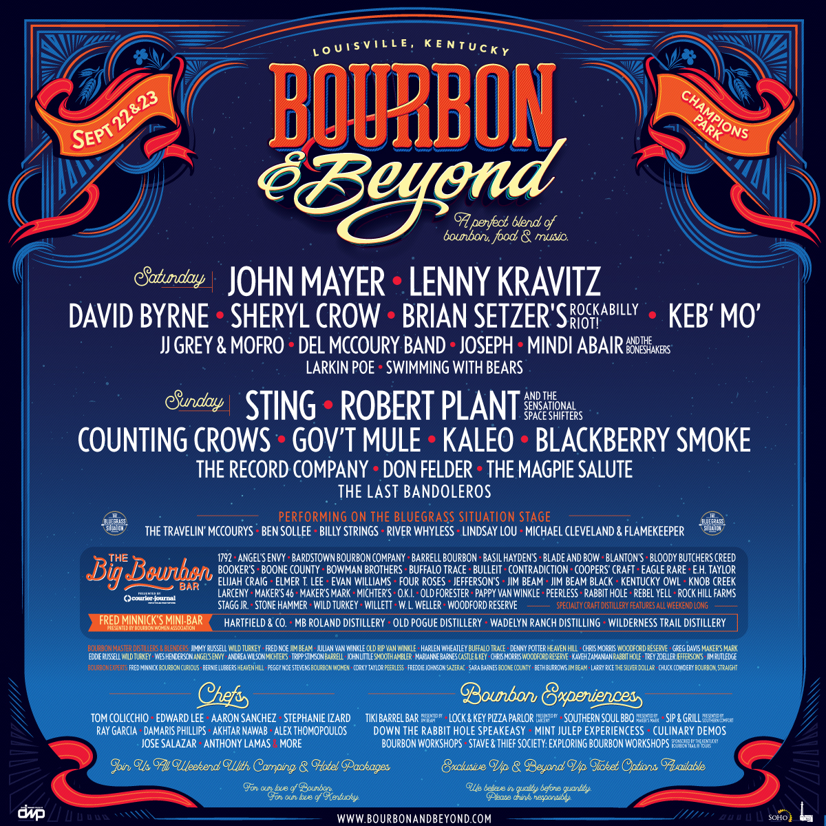 Bourbon & Beyond Louisville, KY Sept. 2223, 2018