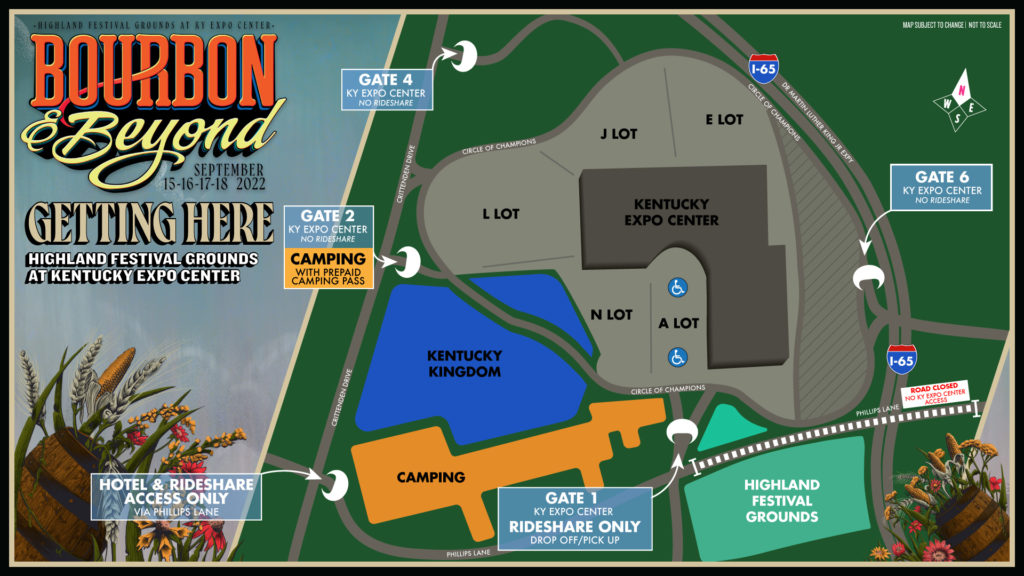 bourbon and beyond festival map