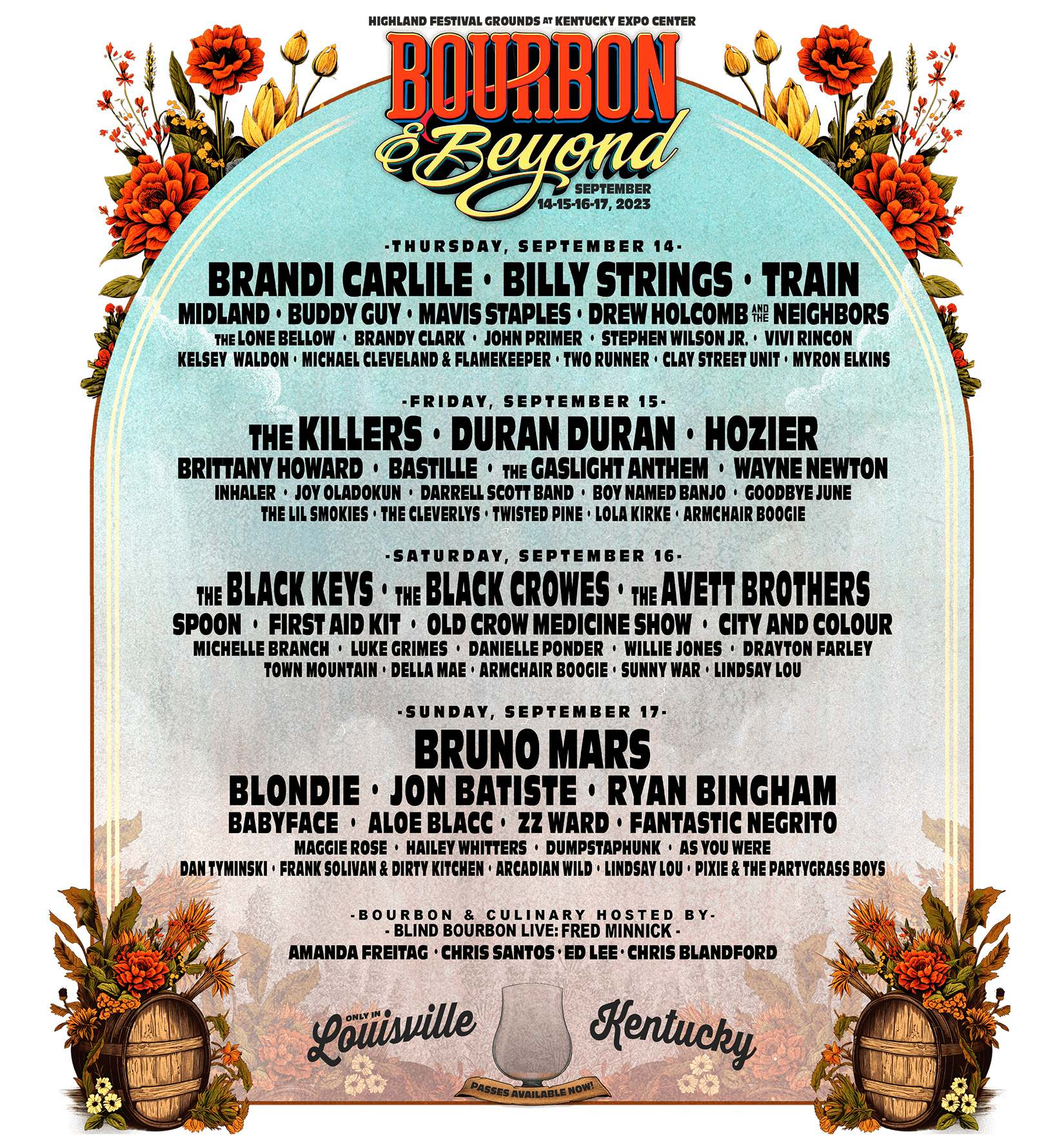 Bourbon And Beyond Festival 2024 Lineup Letta Olimpia